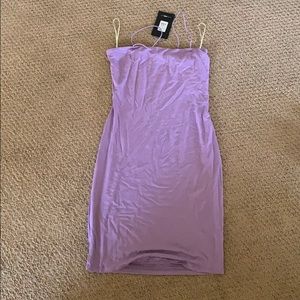 Lavender mini dress